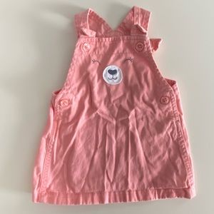 Baby girls bear jumper dress